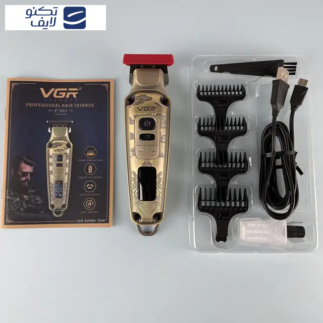 ماشین اصلاح موی سر و صورت وی جی ار مدل V-901 ماشین اصلاح موی سر و صورت وی جی ار مدل V-901