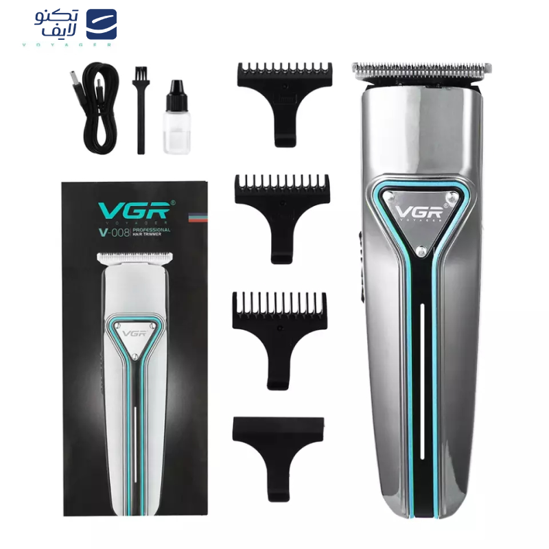 ماشین اصلاح موی سر و صورت وی جی ار مدل V-008