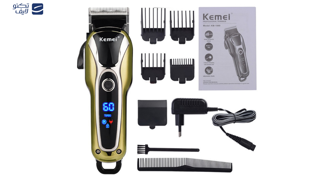 ماشین اصلاح موی سر و صورت کیمی مدل KM-1990