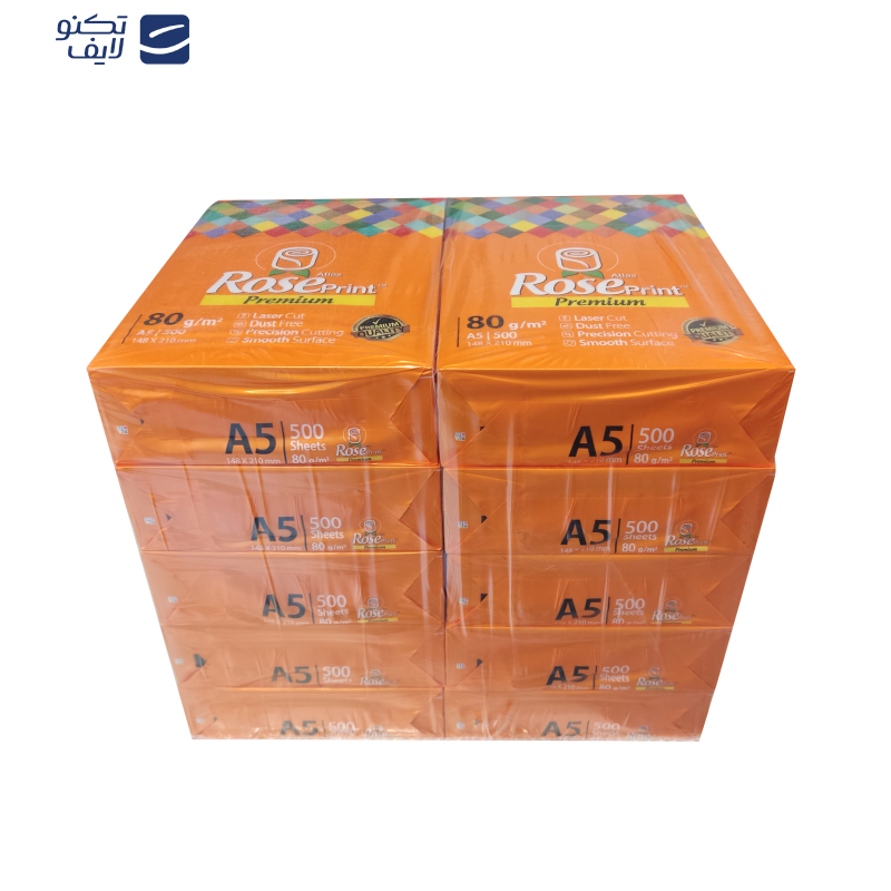 کاغذ A5 رزپرینت کد PG14 بسته 5000 عددی