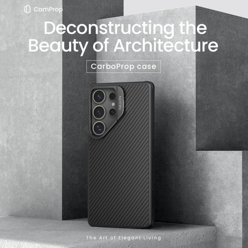 کاور نیلکین مدل CarboProp Magnetic MagSafe Frame version مناسب برای گوشی موبایل سامسونگ Galaxy S25 Ultra