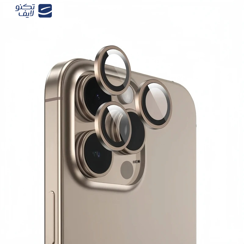 محافظ لنز دوربین گرین لاین مدل Hd Plus Camera Lens مناسب برای گوشی موبایل اپل iPhone 16 Pro Max / 16 Pro