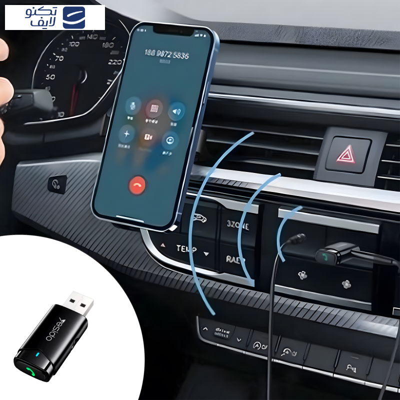 گیرنده بلوتوثی صدا یسیدو مدل YAU40