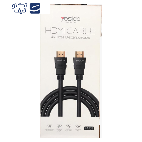کابل HDMI یسیدو مدل hm09 طول 1.5 متر