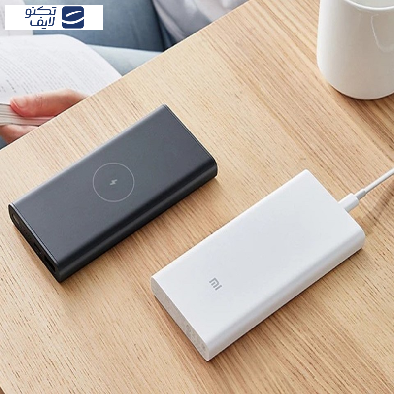 پاوربانک وایرلس شیائومی مدل WPB15PDZM ظرفیت 10000 میلی آمپر ساعت 