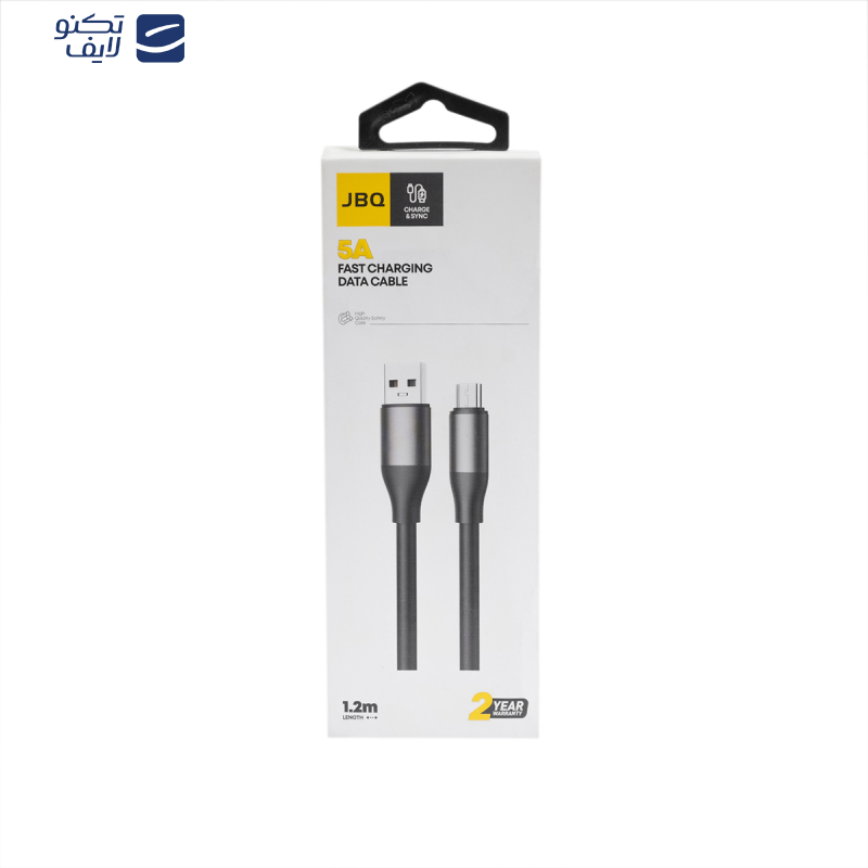 کابل تبدیل USB به USB-a جی بی کیو مدل CA-612 MICRO طول 1.20 متر