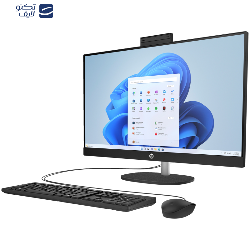 کامپیوتر همه کاره 23.8 اینچ اچ‌ پی مدل 24 CR0122nh-i5 1335U 16GB 512SSD IrisXe Touch