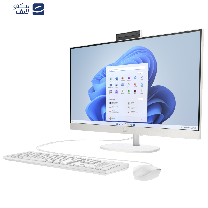 کامپیوتر همه کاره 23.8 اینچ اچ‌ پی مدل 24 CR0255nh-i7 1355U 16GB 512SSD IrisXe Touch