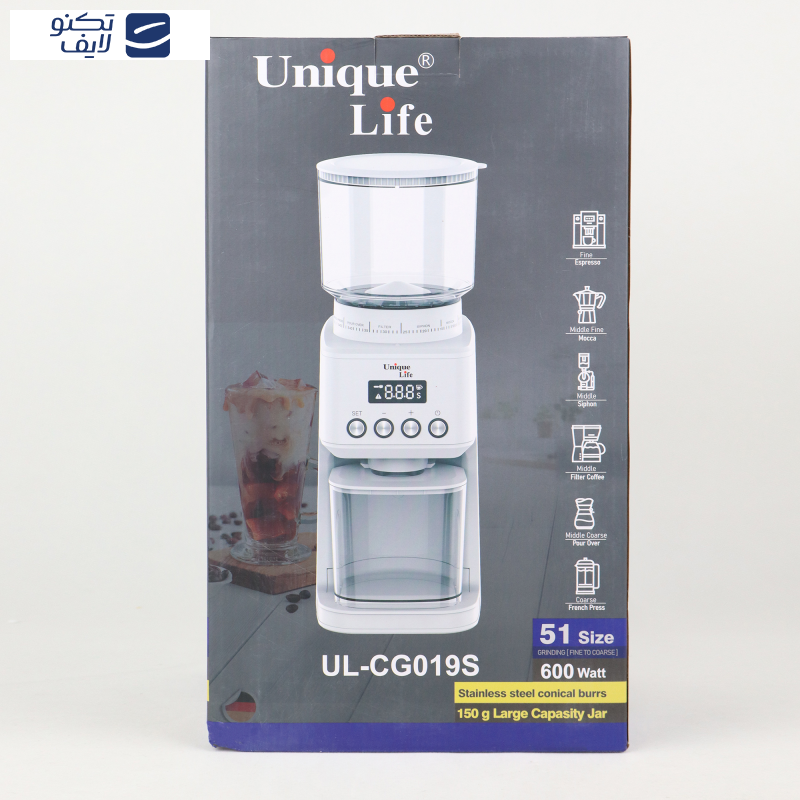 آسیاب قهوه یونیک لایف مدل UL-CG019S