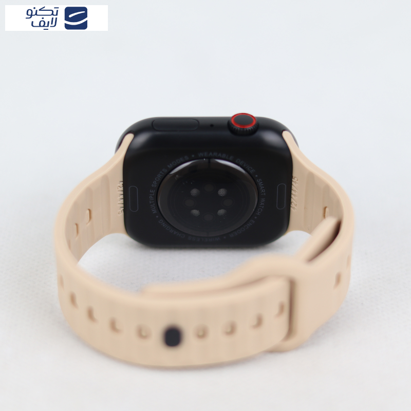 ساعت هوشمند دبلیو اِس مدل WS-X10 دارای قابلیت های صفحه نمایش رنگی، صفحه نمایش لمسی، کنترل سطح اکسیژن خون بند سیلیکون