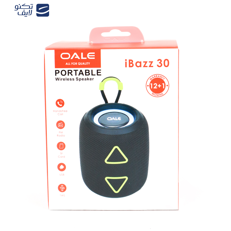 اسپیکر بلوتوثی قابل حمل اوآلی مدل iBazz 30