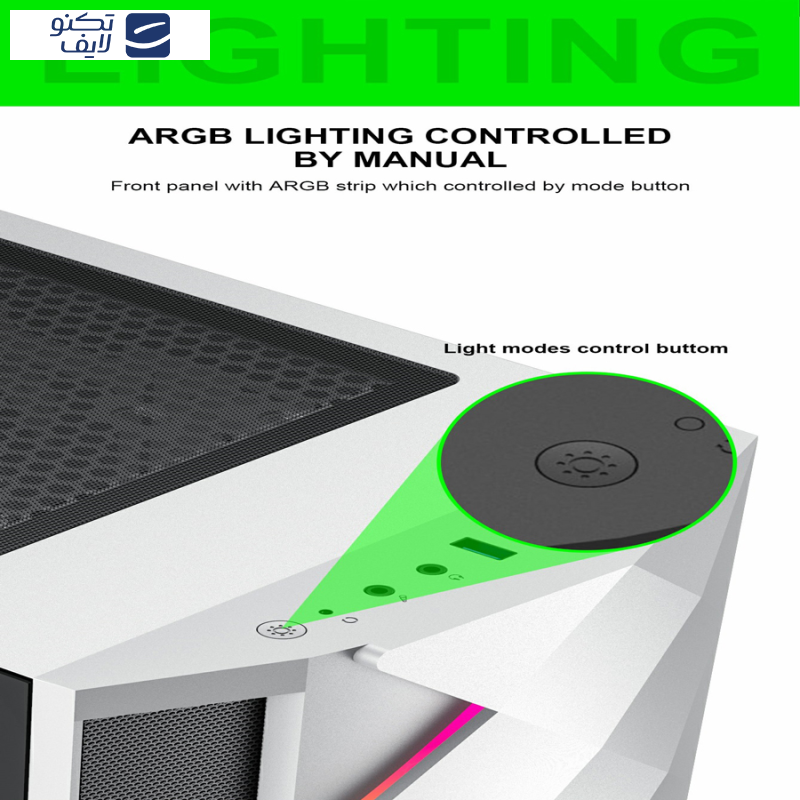 کامپیوتر دسکتاپ گیم مکس مدل Diamond White-GAMING-Animation