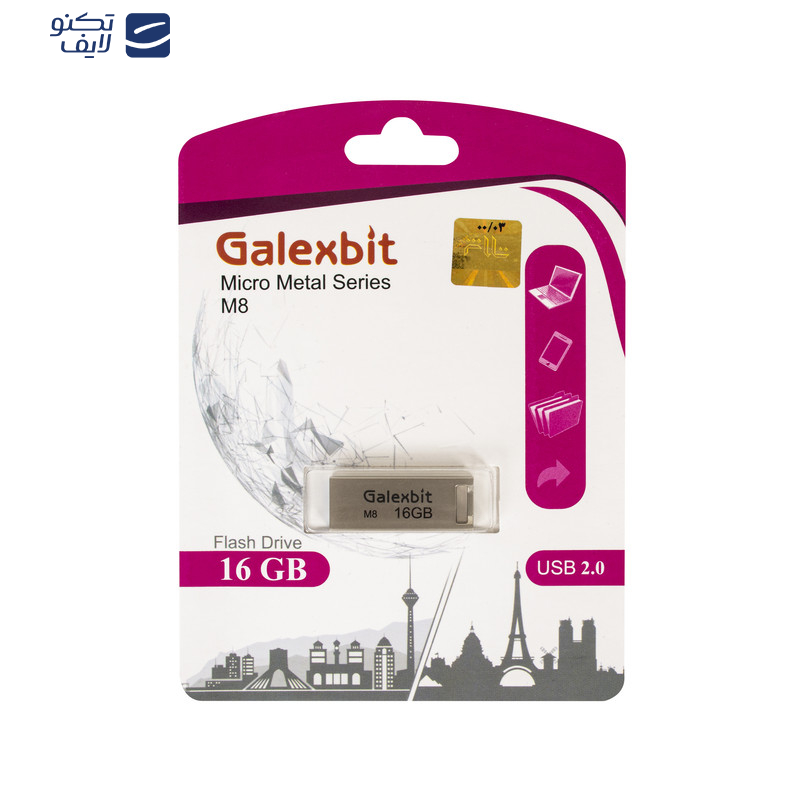 فلش مموری USB-c گلکسبیت مدل M8 ظرفیت 16 گیگابایت