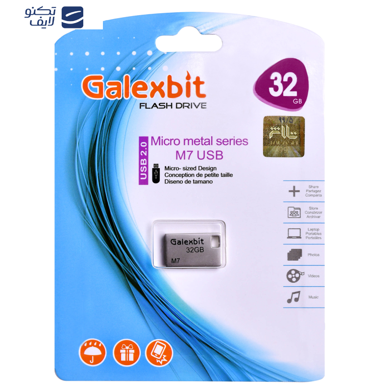 فلش مموری گلکسبیت مدل M7 ظرفیت 32 گیگابایت