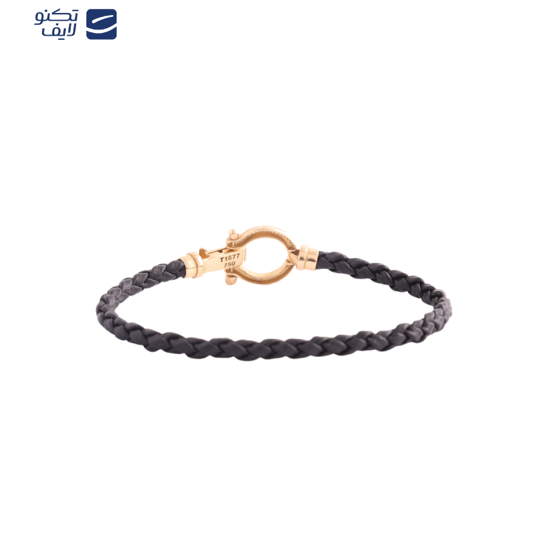 دستبند طلا 18 عیار زنانه بان گالری مدل چرم امگا