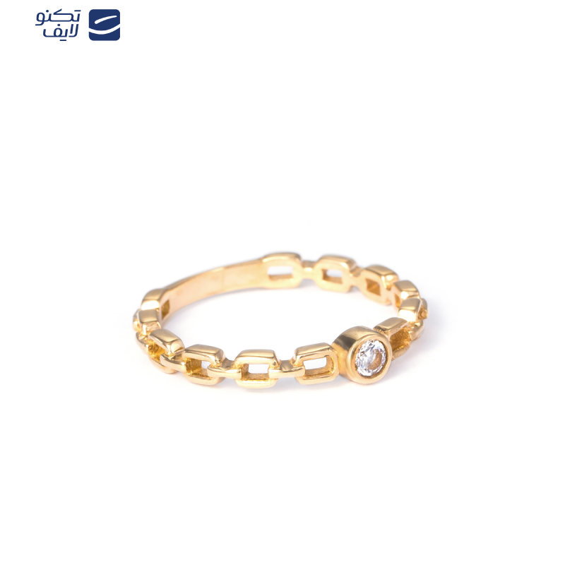 انگشتر طلا 18 عیار زنانه بان گالری مدل تک ژوبین انگشتر طلا 18 عیار زنانه بان گالری مدل تک ژوبین