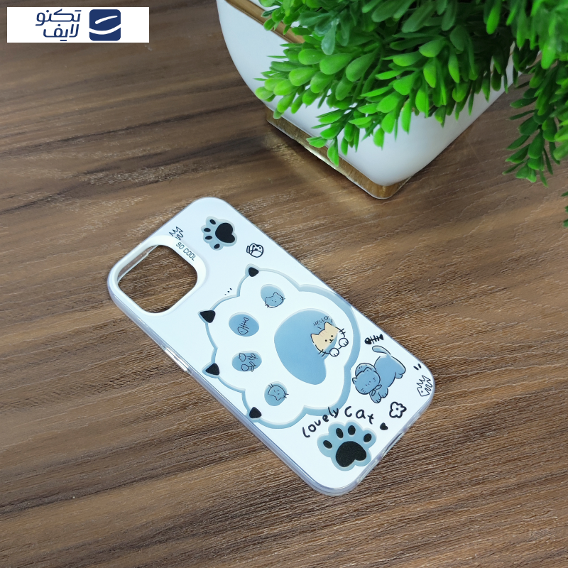 کاور مدل So Cool طرح پنجه گربه مناسب برای گوشی موبایل اپل iphone 15