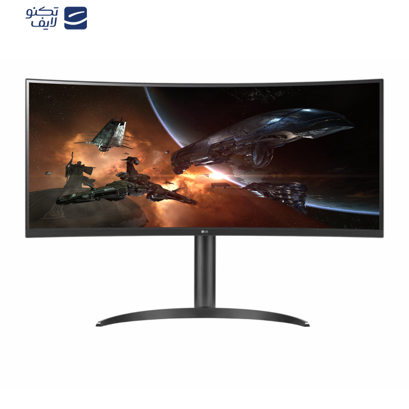 مانیتور خمیده ال جی مدل 34WQ75C-B سایز 34 اینچ