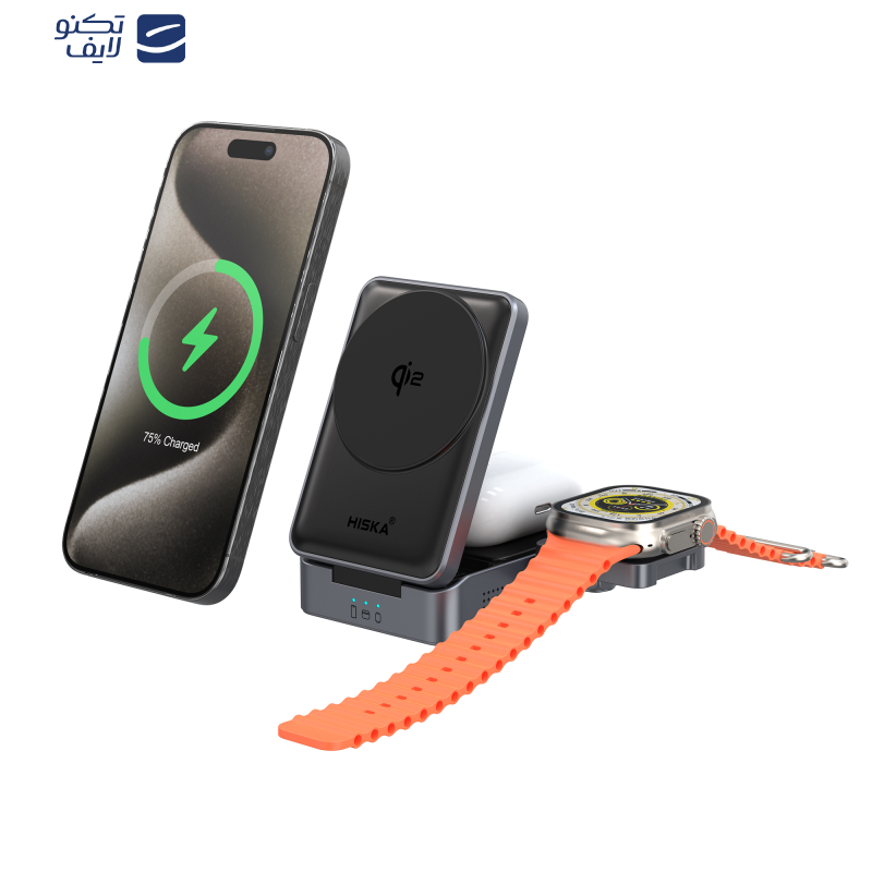 شارژر بی سیم هیسکا مدل HR-15