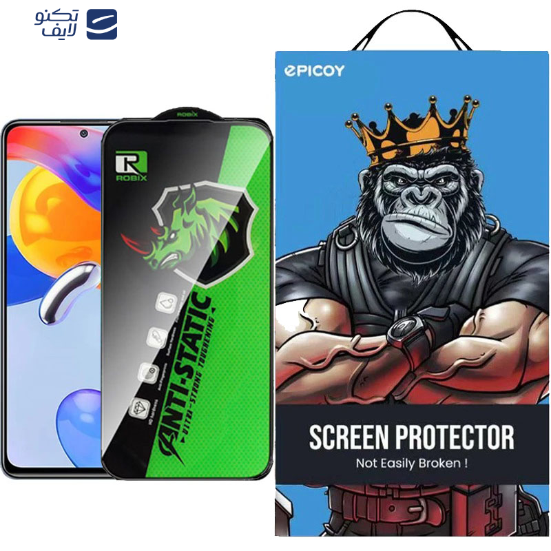 محافظ صفحه نمایش اپیکوی مدل Rhino Robixمناسب برای گوشی موبایل شیائومی Redmi Note 11 Pro Plus / Note 11 Pro 4G/5G/China / Note 10 Pro Max / Note 10 Pro 4G/India