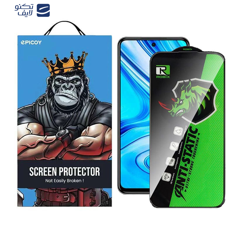 محافظ صفحه نمایش حریم شخصی اِپیکوی مدل Rhino Robixمناسب برای گوشی موبایل شیائومی Redmi Note 9 Pro Max / Note 9 Pro 5G / Note 9 Pro / Note 9 Pro (India) / Note 9S