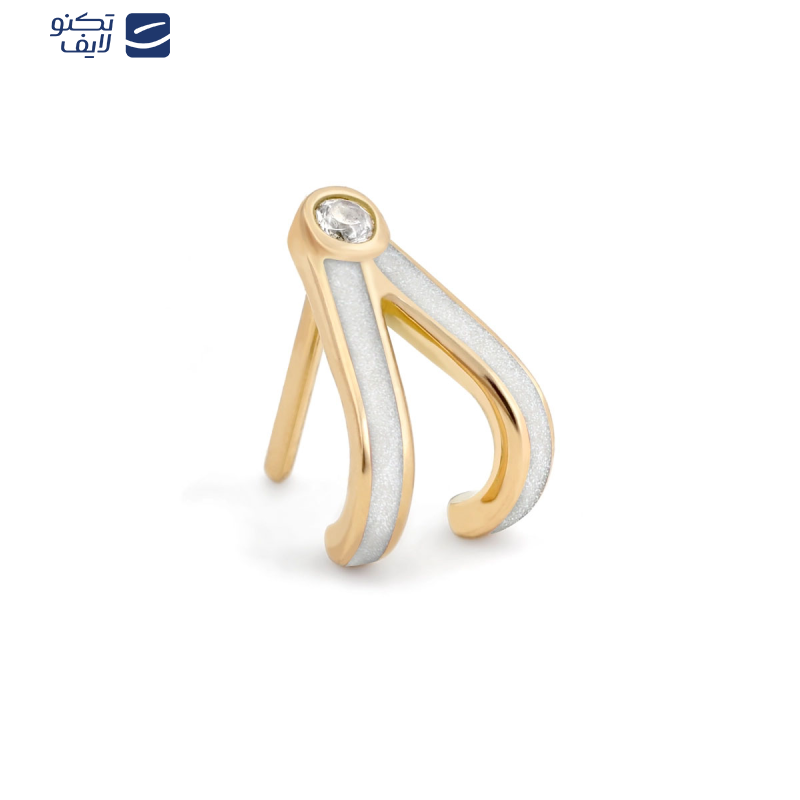 گوشواره طلا 18 عیار زنانه بان گالری مدل تک مارس