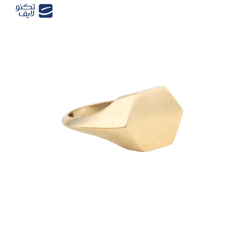 انگشتر طلا 18 عیار زنانه بان گالری مدل میرر هگزا