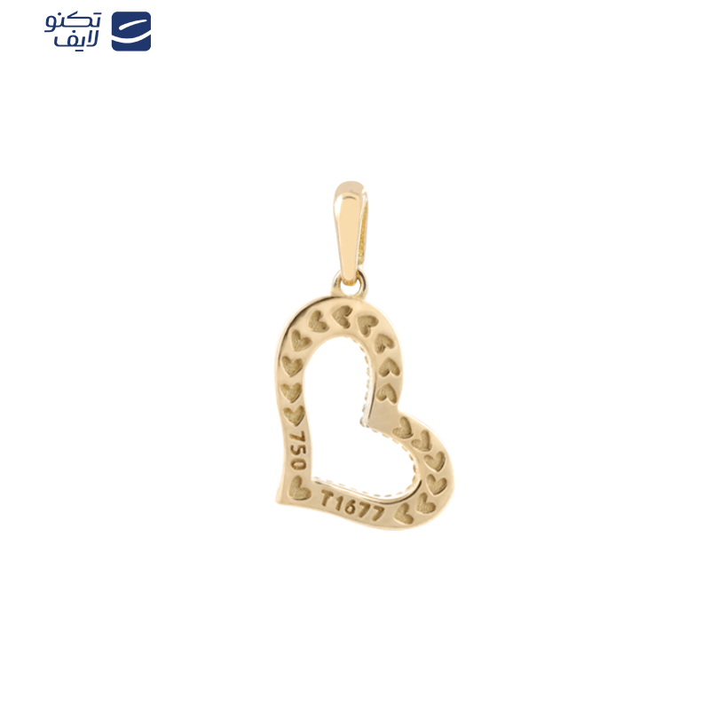 آویز گردنبند طلا 18 عیار زنانه بان گالری مدل گوارسه آمارا کوچک