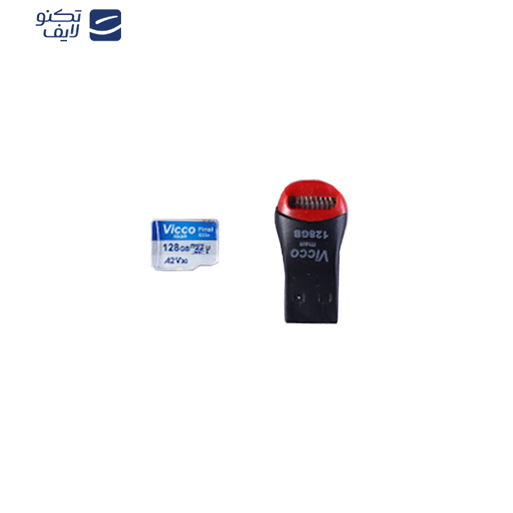 کارت حافظه microSDXC ویکومن مدل Final 633x کلاس 10 استاندارد UHS-I U3 A2 V30 سرعت 100MBs ظرفیت 128 گیگابایت به همراه مبدل میکرو به USB