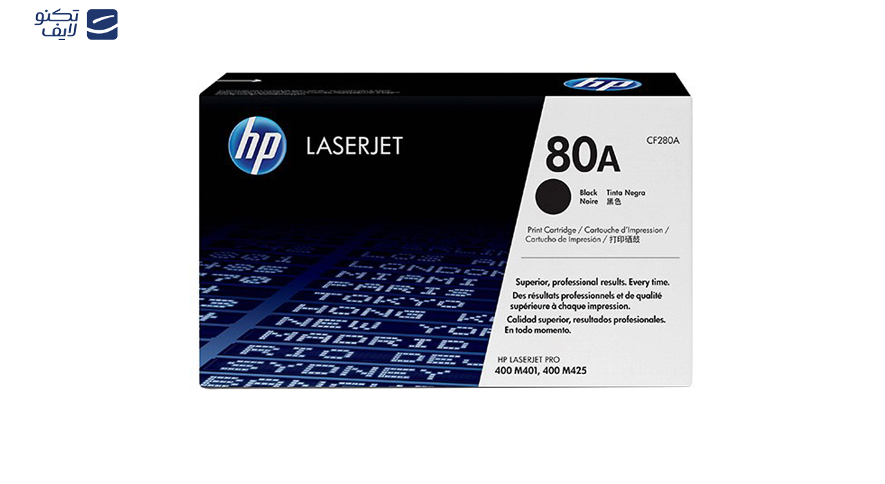 تونر مشکی اچ پی مدل 80A