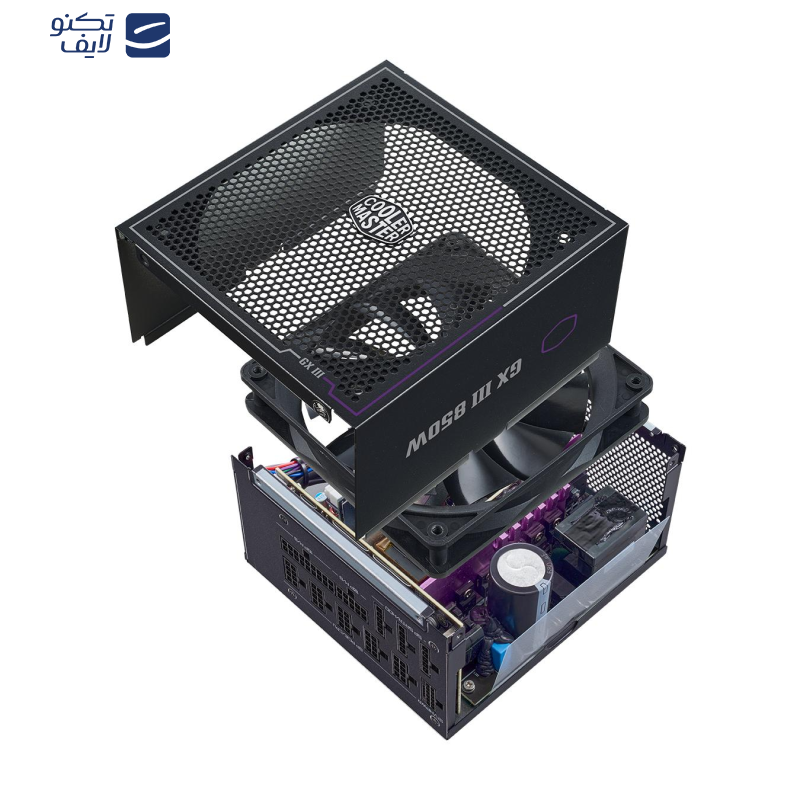 منبع تغذیه کامپیوتر کولر مستر مدل GX III GOLD 850 منبع تغذیه کامپیوتر کولر مستر مدل GX III GOLD 850