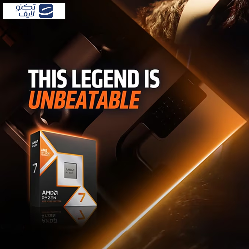 پردازنده مرکزی ای ام دی مدل Ryzen 7 9800X3D - Box