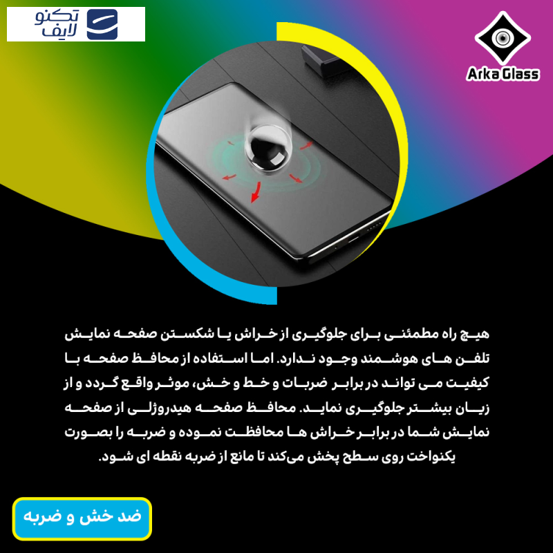 محافظ صفحه نمایش مات آرکا گلس مدل Tough مناسب برای گوشی موبایل سامسونگ Galaxy A56