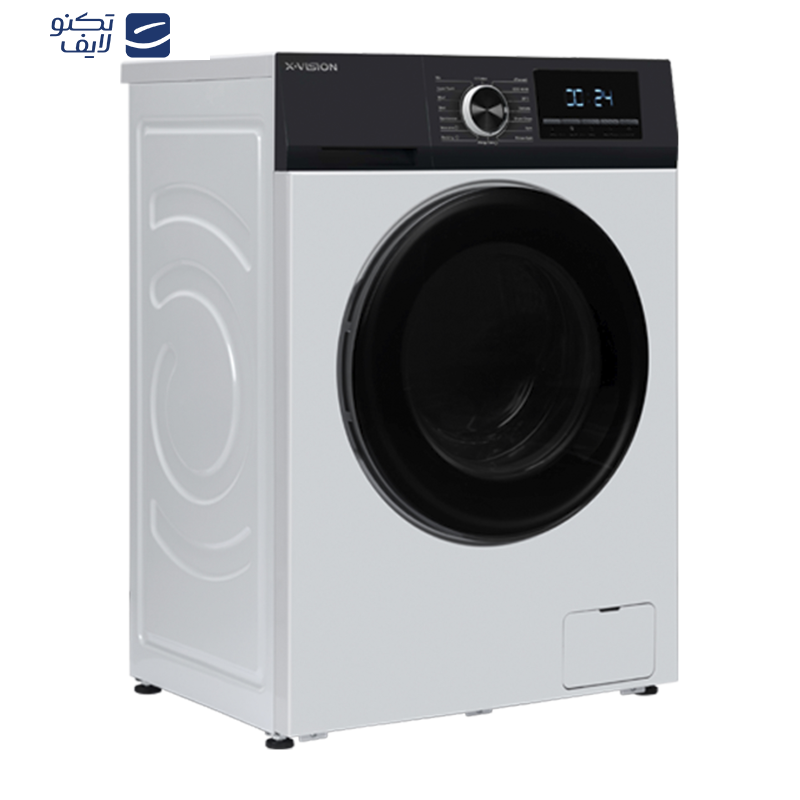 ماشین لباسشویی اتوماتیک ایکس ویژن مدل TP82-BWD ظرفیت 8 کیلوگرم