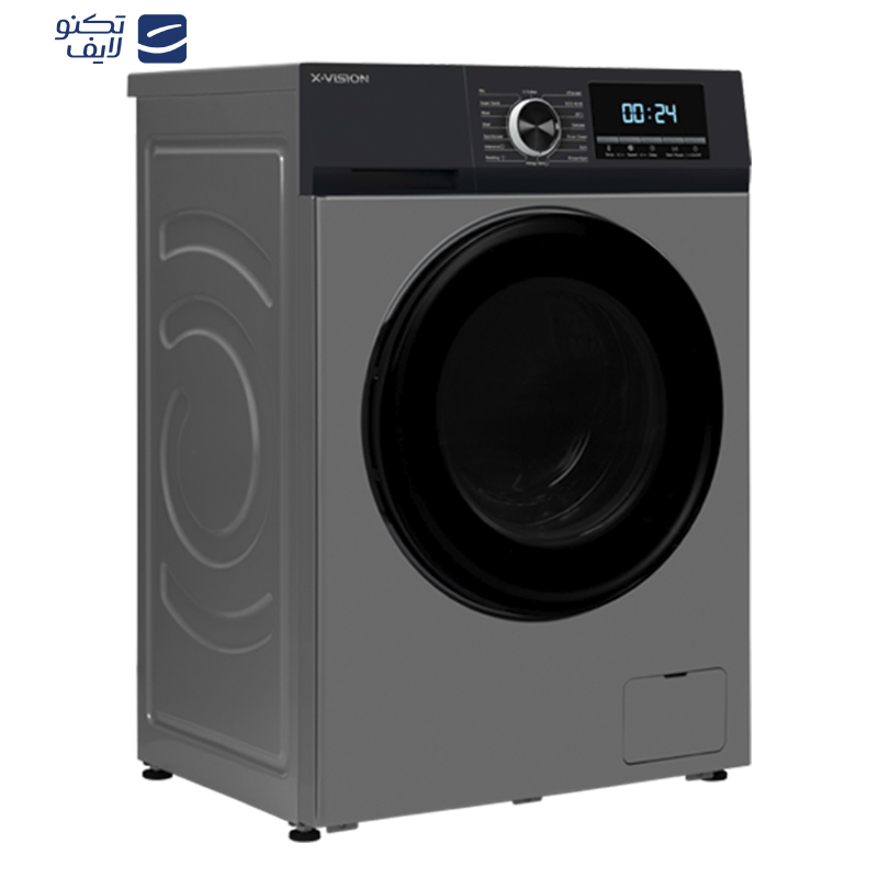 ماشین لباسشویی اتوماتیک ایکس ویژن مدل TP92-BSD ظرفیت 9 کیلوگرم