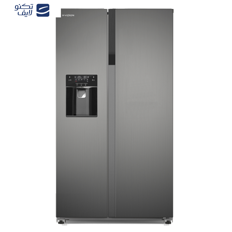 یخچال فریزر ساید بای ساید 28 فوت ایکس ویژن مدل HS600-WI/SI یخچال فریزر ساید بای ساید 28 فوت ایکس ویژن مدل HS600-WI/SI