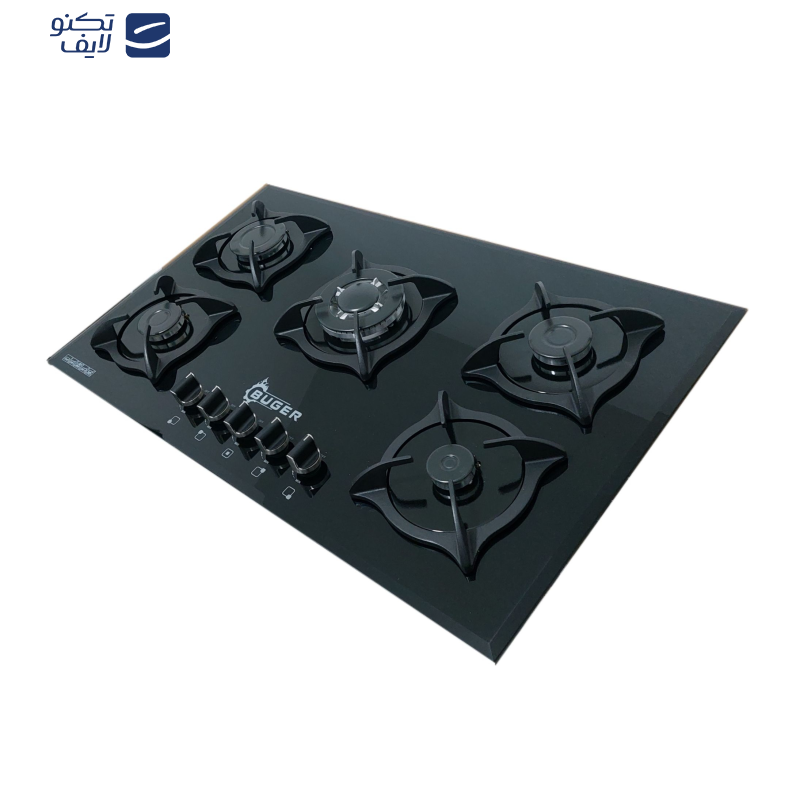 اجاق گاز صفحه‌ای پنج شعله بوگر مدل  808