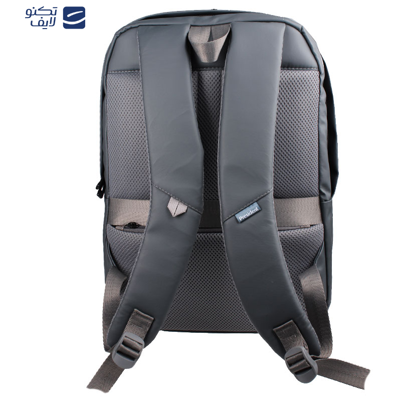 کوله پشتی لپ تاپ پرزیدنت مدل x1  مناسب برای لپ تاپ 14.1 تا 15.6 اینچی