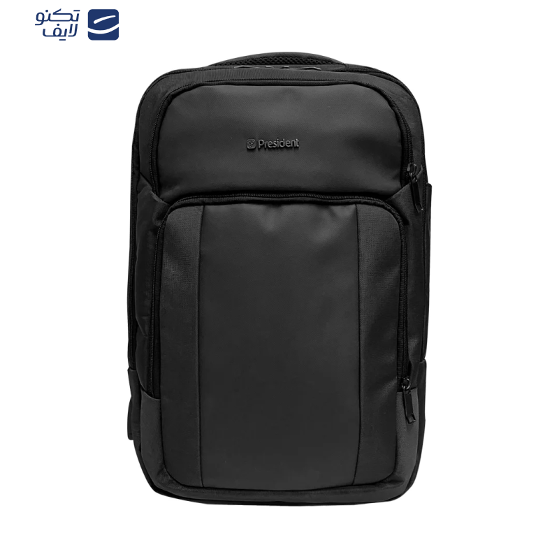 کوله پشتی لپ تاپ پرزیدنت مدل Wizard مناسب برای لپ تاپ 15.6 اینچی