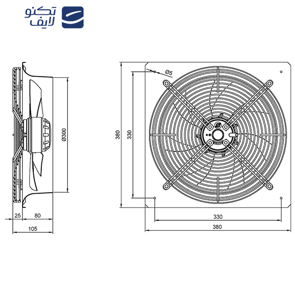 هواکش دمنده مدل VIK-30V2S