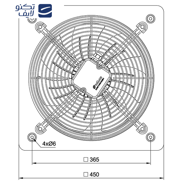 هواکش دمنده مدل VIK-35A6S