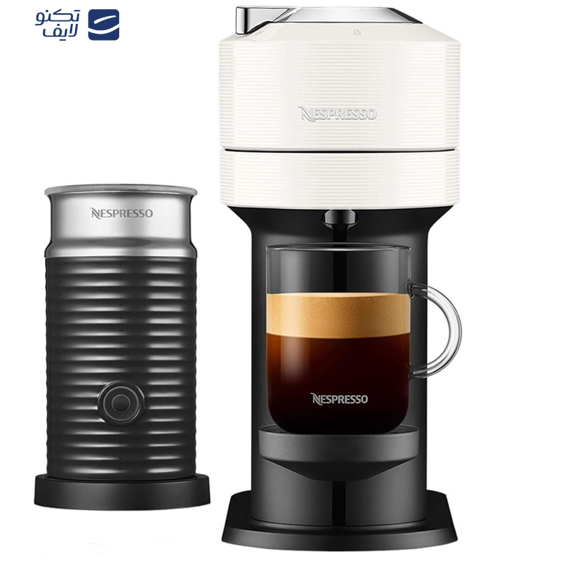 اسپرسو ساز نسپرسو مدل Vertuo Next به همراه کف شیرساز نسپرسو