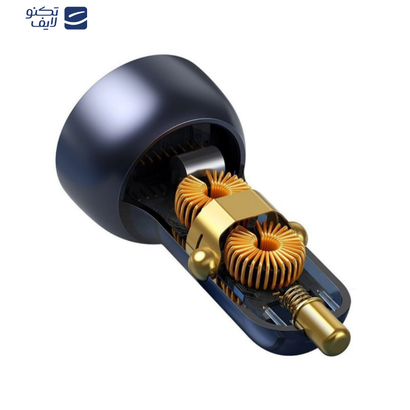 شارژر فندکی 65 وات باسئوس مدل Dual Quick Charger-65W