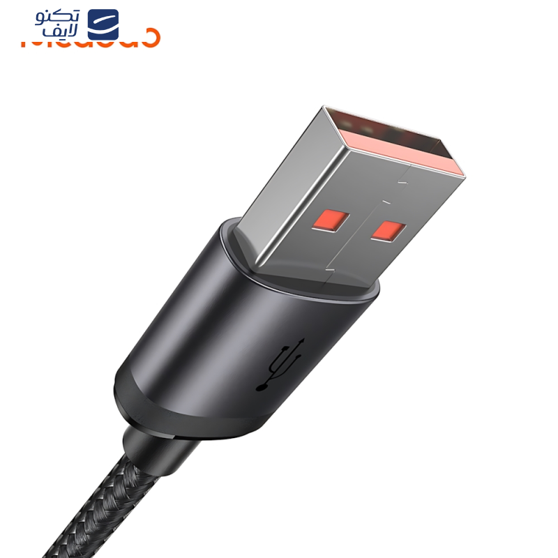 کابل تبدیل USB به USB-C مک دودو مدل MCCA396 LED Version طول 1 متر