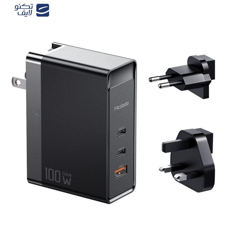 شارژر دیواری 100 وات مک دودو مدل CH-810 GaN Version 100W