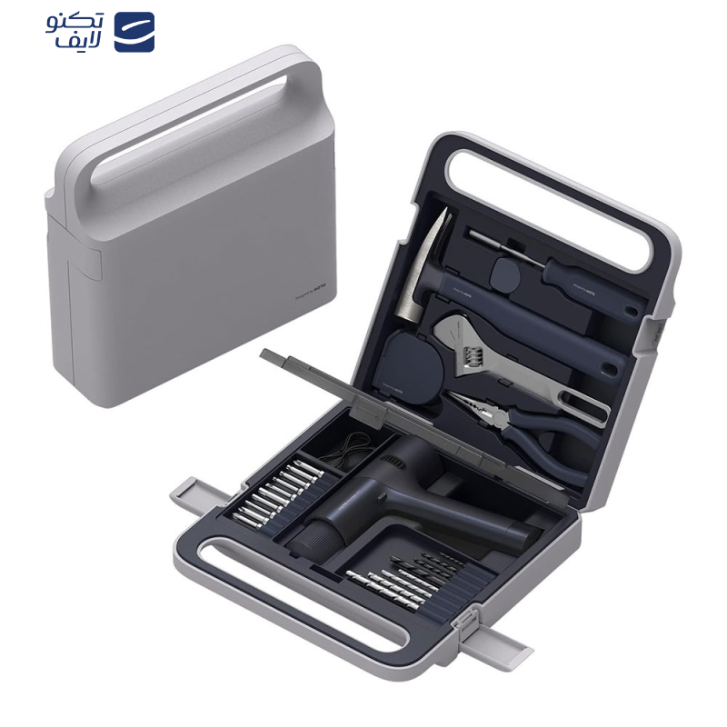  جعبه ابزار هوتو مدل Hoto Brushless Drill Kit QWDZGJ001
