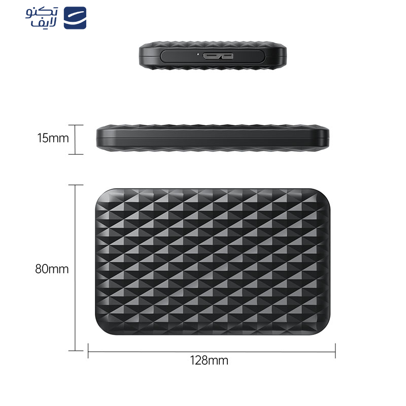 قاب SSD و هارد 2.5 اینچی اوریکو مدل ۲۵۲۰U3-V1