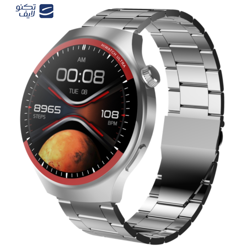 ساعت هوشمند 45 میلی متری ویسمی مدل WS_X2 با بند سلیکون