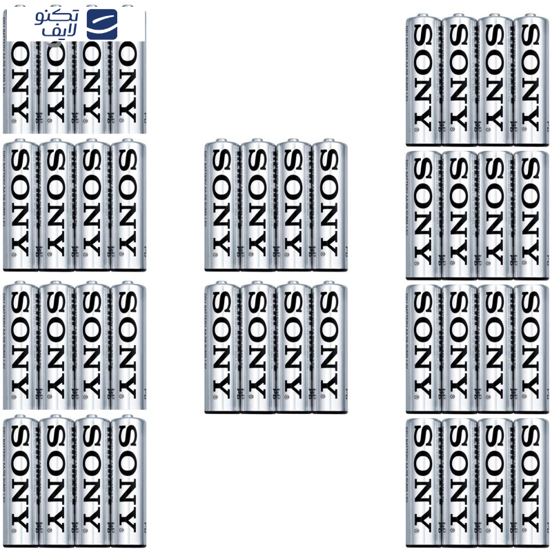 باتری نیم قلمی سونی مدل New Ultra بسته 40 عددی