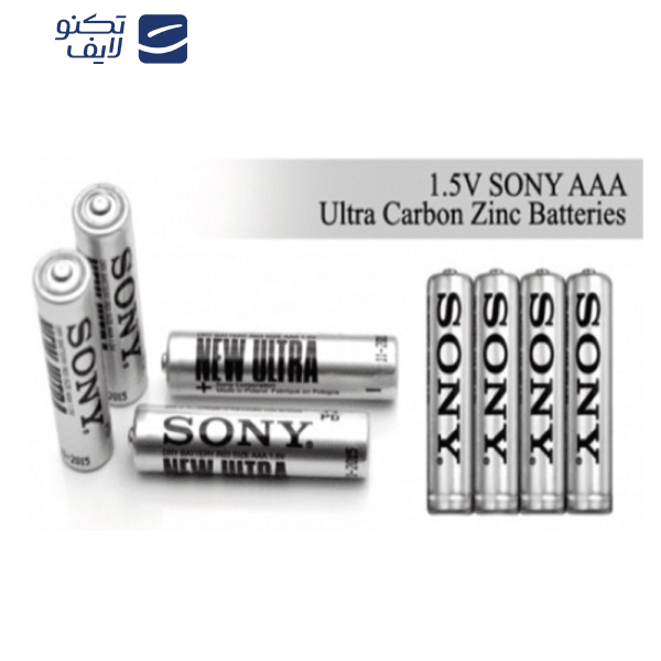 باتری نیم قلمی سونی مدل R03 NEW ULTRA بسته 12 عددی 